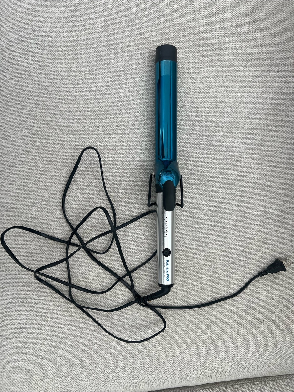 BabylissPRO Nano Titanium Professional Curling Iron with Extended/Long Barrel